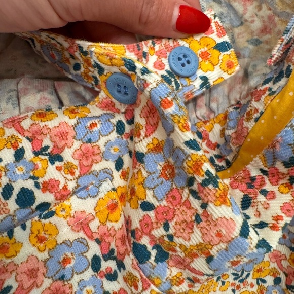 Jojo Maman Bebe Toddler Floral Romper Overall Dress - Picture 6 of 7